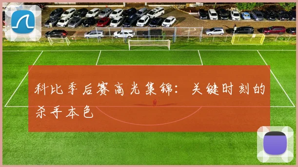 科比季后赛高光集锦:关键时刻的杀手本色