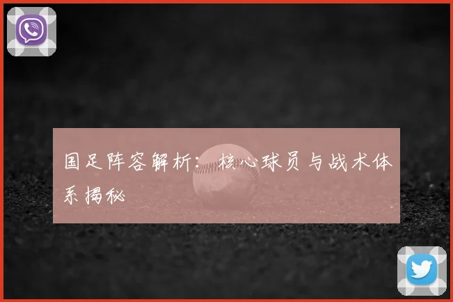 国足阵容解析：核心球员与战术体系揭秘